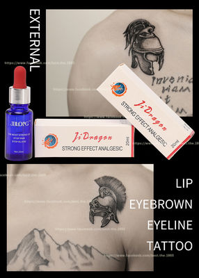 JINLONG Tattoo Anesthetic Liquid Transparent Freeze Ice Pain Stop Liquid 20ml