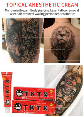 Possible TKTX Tattoo Numbing Cream Anesthetic Painless For Microneedling
