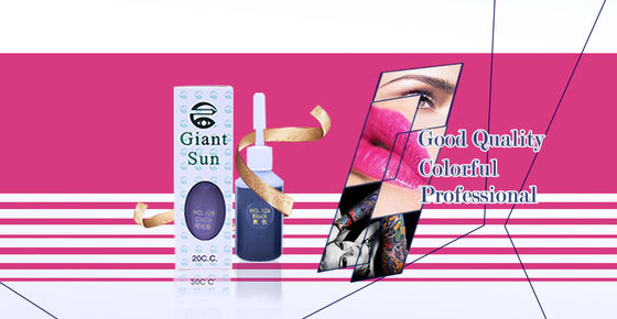 GIANT SUN Semi Permanent Makeup Pigment / Original Tattoo Ink 20ml For Eyebrow Lip Tattoo